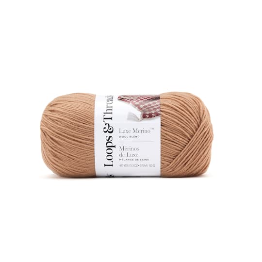 15 Pack: Luxe Merino™ Solid Yarn by Loops & Threads